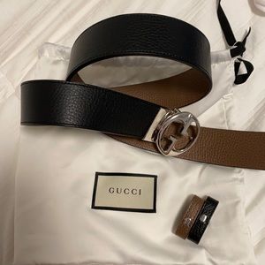 Gucci reversible belt